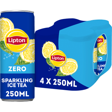 Lipton Ice Tea Sparkling Zero 4 x 250 ml