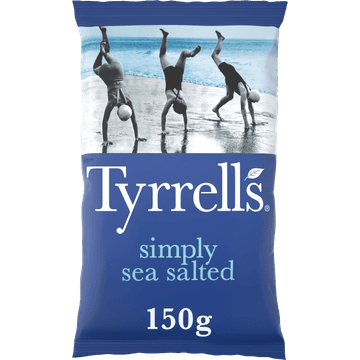 Tyrrells Slow-Cooked Crisps Simply Sea Salted 150 g