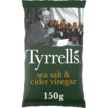 Tyrrells Sea Salt & Cider Vinegar 150 g