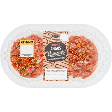 Jumbo Smokey Angus Burger Premium Rundvlees 2 Stuks