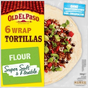 Old El Paso Wrap Tortillas Large 350g