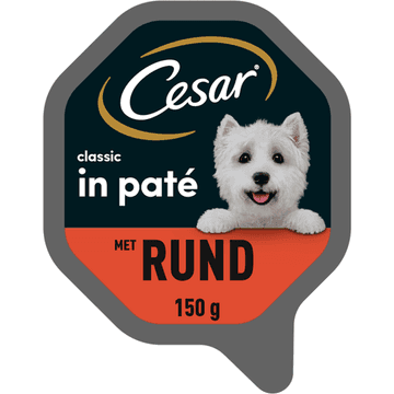Cesar Classic in Paté met Sappig Rund 150 g