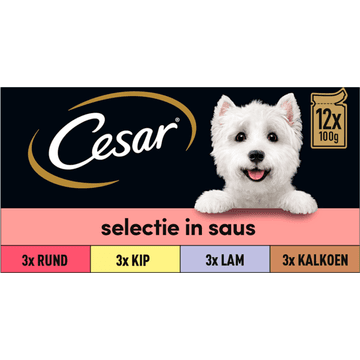Cesar Selectie in Saus 12 x 100 g
