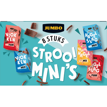 Jumbo Strooi Mini's 8 Stuks