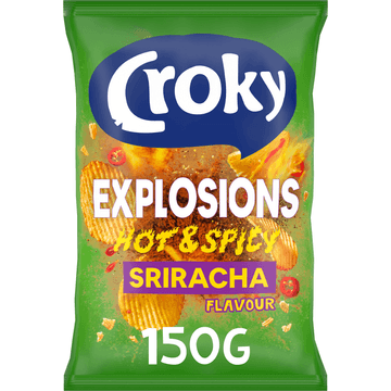 Croky Chips Explosions Hot & Spicy Sriracha 150g