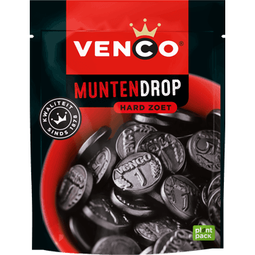 Venco Muntendrop Hard Zoet 235 g