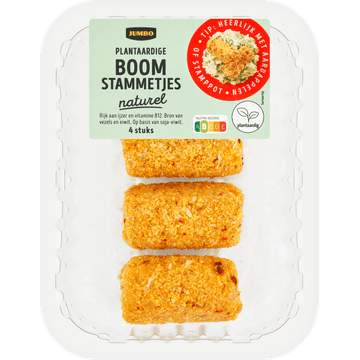 Jumbo Plantaardige Boomstammetjes 4 Stuks