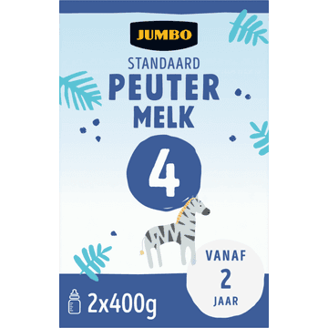Jumbo Peutermelk 4 vanaf 2 Jaar 2 x 400 g