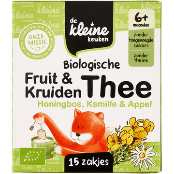 De Kleine Keuken Biologische Fruit & Kruiden Thee 6+ Maanden 15 Stuks