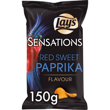 Lay's Sensations Red Sweet Paprika Chips 150 gr