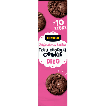 Jumbo Triple Chocolat Cookie Deeg 300 g