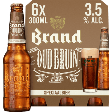 Brand Oud Bruin Bier Fles 6 x 300ml