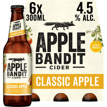Apple Bandit Classic Apple Cider Fles 6 x 300ml