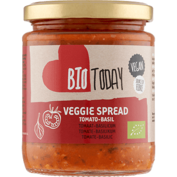 BioToday Veggie Spread Tomaat-Basilicum 235 g