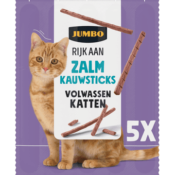 Jumbo Kauwsticks Zalm 5 Stuks