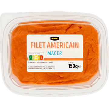 Jumbo Filet Americain Mager 150 g