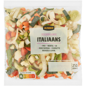 Jumbo Roerbakmix Italiaans 250 g
