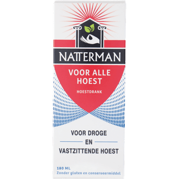 Natterman Voor alle hoest hoestdrank, 180 ml