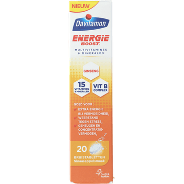 Davitamon Energie Boost bruistabletten, 20 stuks