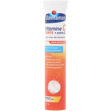 Davitamon Vitamine C Forte bruistabletten, 15 stuks