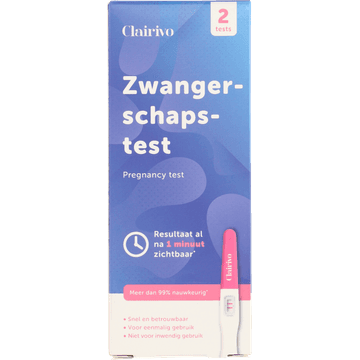 Clairivo Zwangerschapstest, 2 stuks