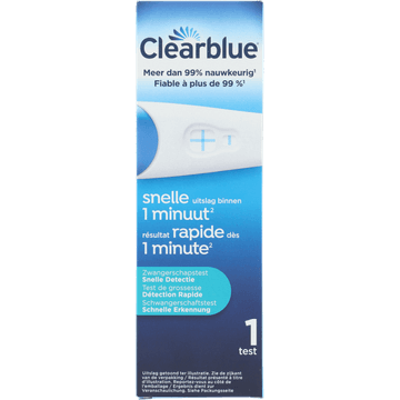 Clearblue Zwangerschapstest Snelle Detec