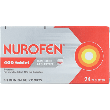 Nurofen Ibuprofen tabletten 400 mg, 24 stuks