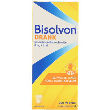 Bisolvon Elixer Forte hoestdrank 200 ml (8 mg/ 5 ml)