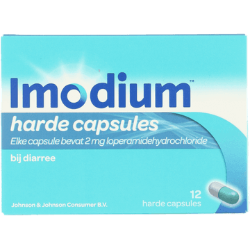 Imodium Harde Capsules bij Diarrree 12 Stuks
