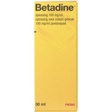 Betadine Oplossing 30 ml (100 mg/ml)