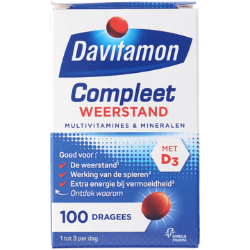 Davitamon Compleet weerstand dragees, 100 stuks