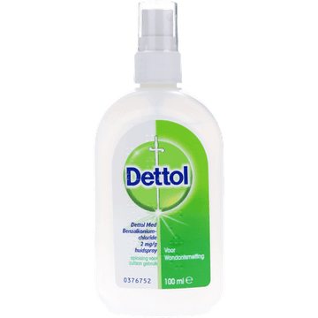 Dettol desinfecterende huidspray bij wondjes 2mg/g, 100 ml