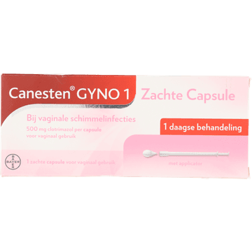 Canesten GynoZachte Capsule bij vaginale schimmel, 500mg