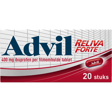 Advil Reliva Forte Oval-Tabs pijnstiller 400 mg, 20 stuks