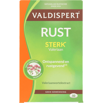 Valdispert Rust extra sterk dragees, 50 stuks