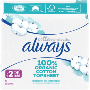 Always Always Cotton Protection Long Maandverband