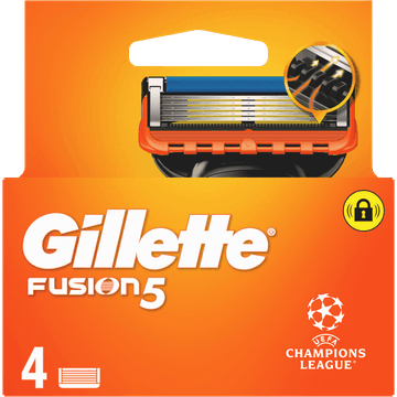 Gillette Fusion5 4 Navulmesjes voor Mannen