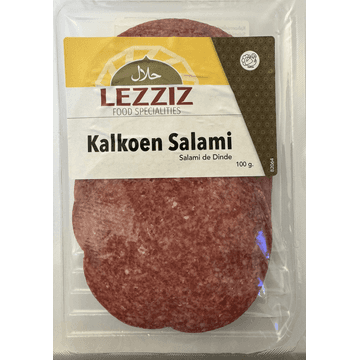 Lezziz Kalkoen Salami 100 g
