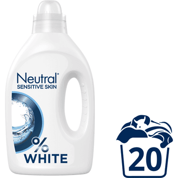 Neutral Vloeibaar Wasmiddel Wit 20 wasbeurten