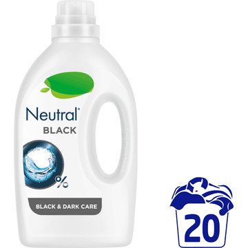 Neutral Vloeibaar Wasmiddel Zwart 20 wasbeurten