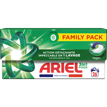 Ariel 3in1 PODS Original, Wasmiddel Capsules 26