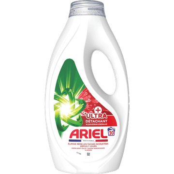 Ariel Vloeibaar Wasmiddel +Ultra, 20 Wasbeurten