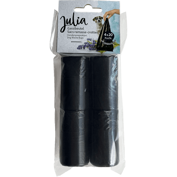 Julia Hondenpoepzakjes 4 x 20 Zakjes