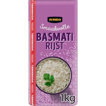 Jumbo Basmati Rijst Voordeelverpakking 1 kg
