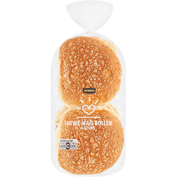 Jumbo - Tarwe Maïsbollen Wit - 4 Stuks