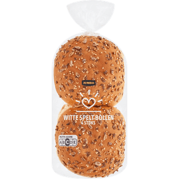 Jumbo - Witte Spelt Bollen - 4 Stuks