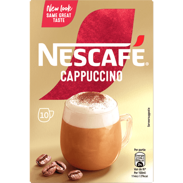 Nescafé Cappuccino Koffiedrank 10 x 12,5 g