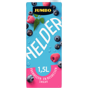 Jumbo Helder Frambozen- en Bosbessen Smaak 1,5 L
