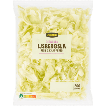 Jumbo Gesneden IJsbergsla 200 g