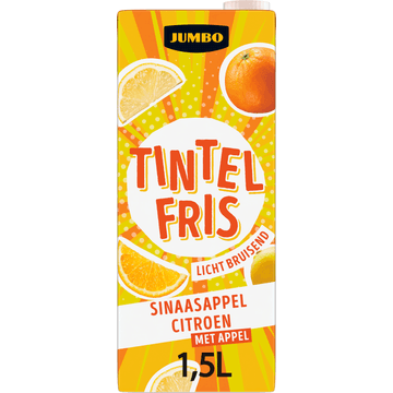 Jumbo Tintel Fris Sinaasappel Citroen met Appel 1,5 L
